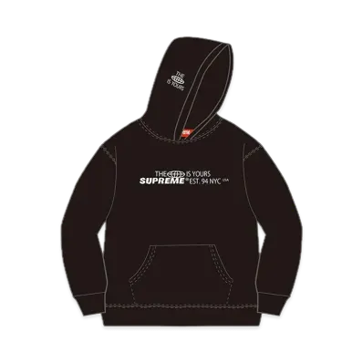 Supreme World Is Yours Hooded Sweatshirt "Black"