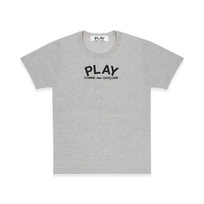PLAY COMME des GARCONS Unisex Printed T-Shirt "Top Gray"