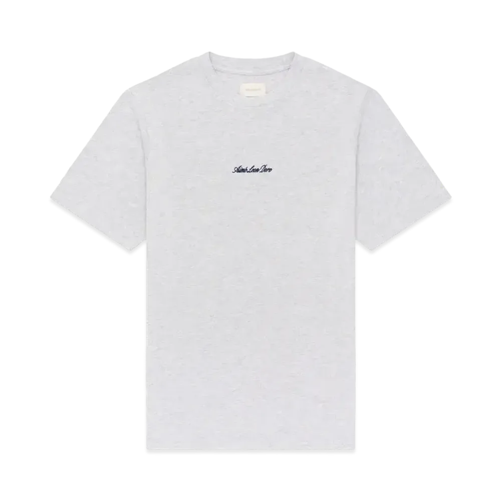 Aime Leon Dore Embroidered Logo Tee "Grey"