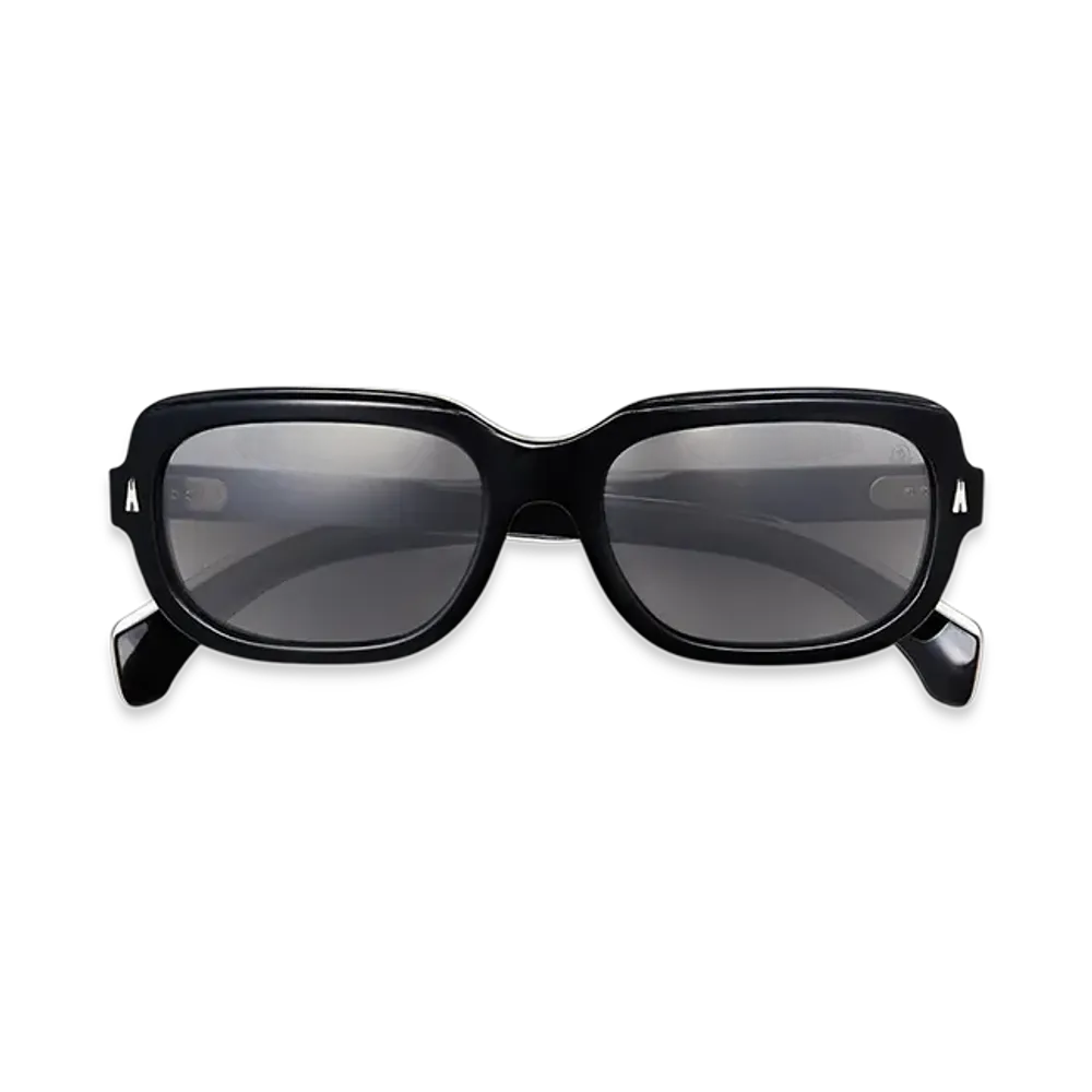 MONCLER Suntrap Rectangular Sunglasses "Black"