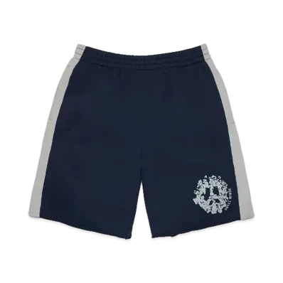 DENIM TEARS Denim U Paneled Sweatshort "Navy"