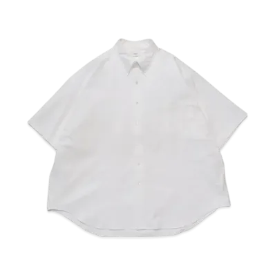 Graphpaper Oxford S/S Oversized B.D Shirt "White"