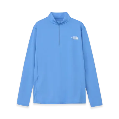 The North Face Long Sleeve FlashDry 3D Zip Up "Marina Blue"