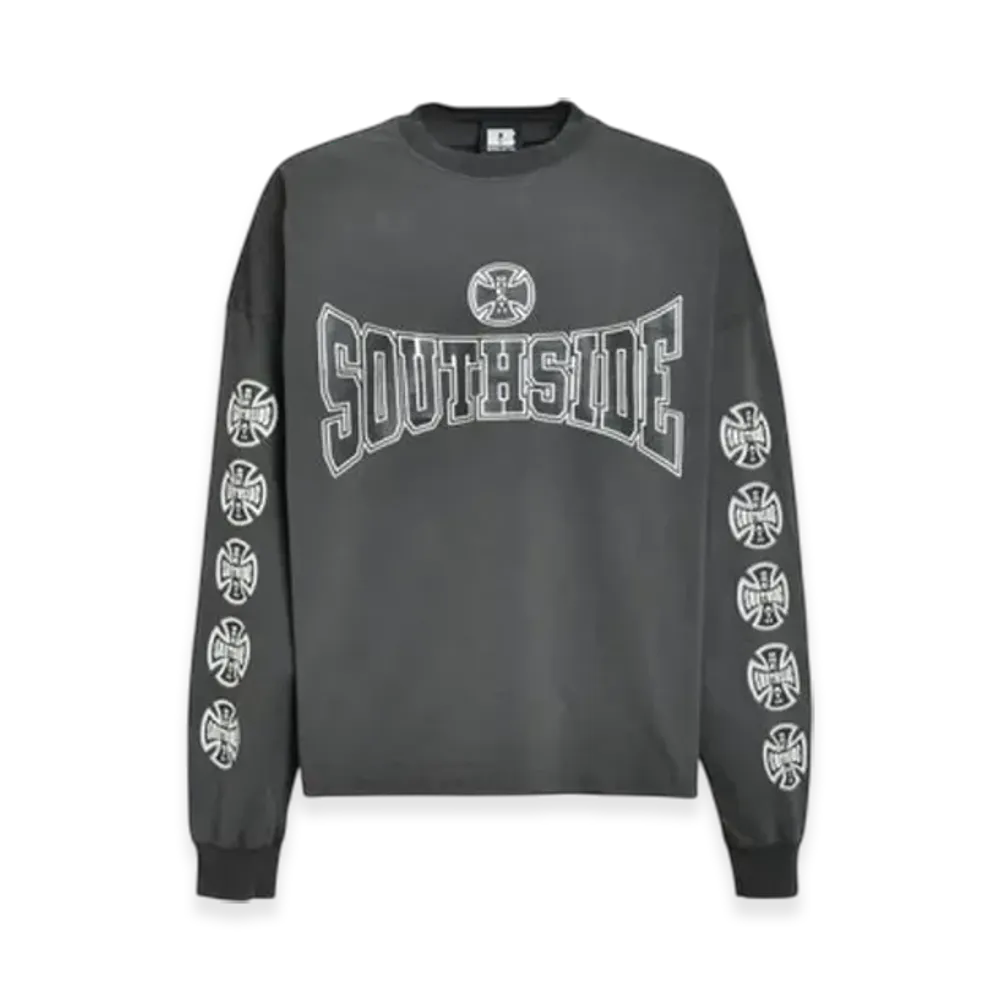BREATH Southside Cross Ls Tee "Black"