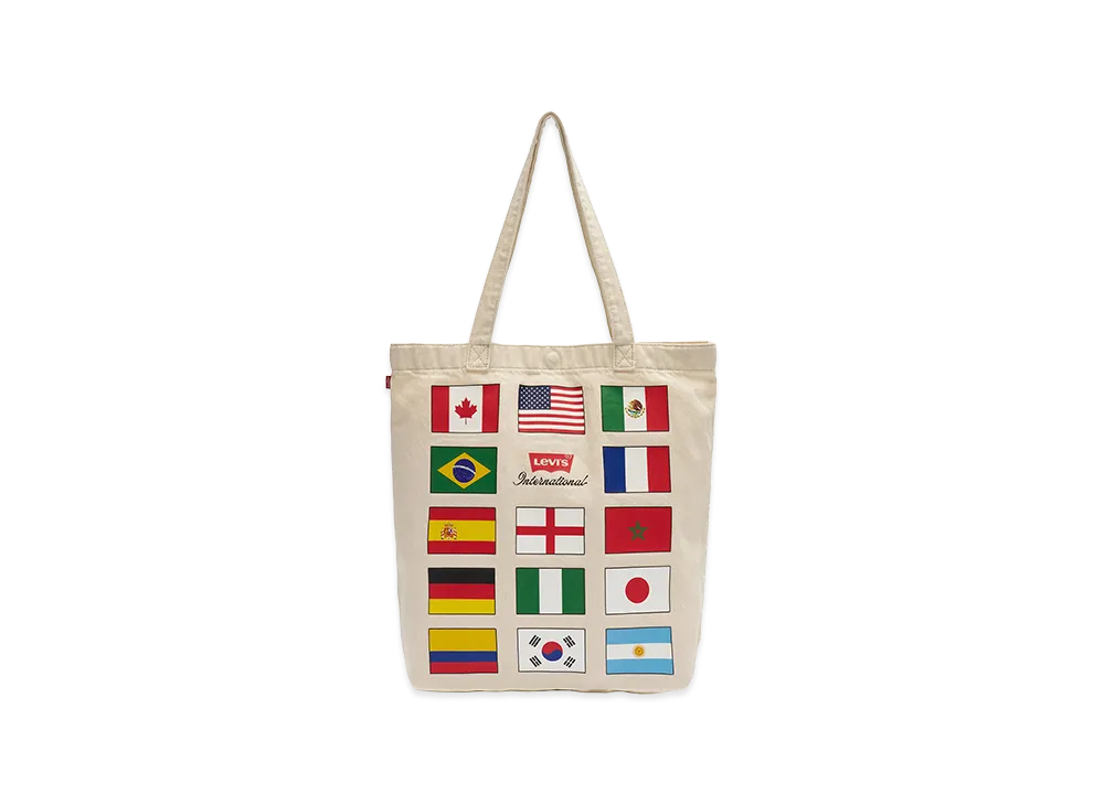 LEVI'S Football Collection LEVI'S International Tote Bag "Beige"