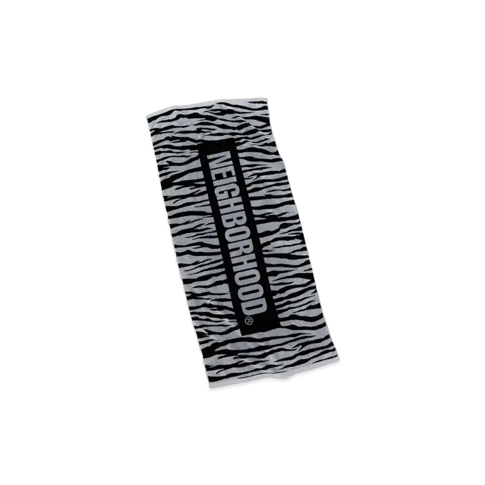 NEIGHBORHOOD Tigerpattern Bath Towel "Gray"