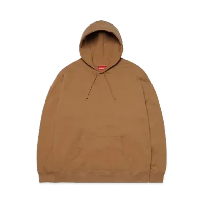 Supreme Cropped Panels Hooded Sweatshirt "Light Brown"