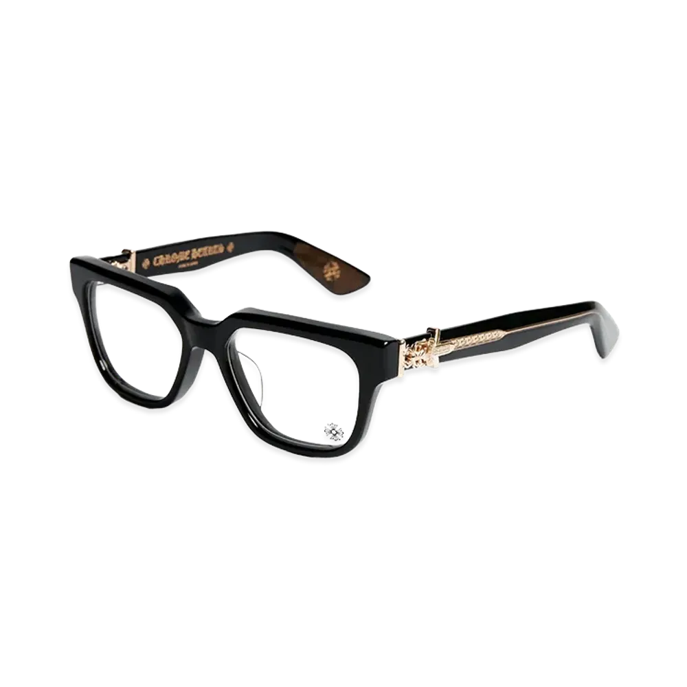 Chrome Hearts 56 19-152 Vagillionaire 2 Eyewear "Black"