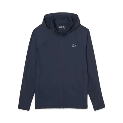 LACOSTE Technical Jersey Zip Parka "Navy"