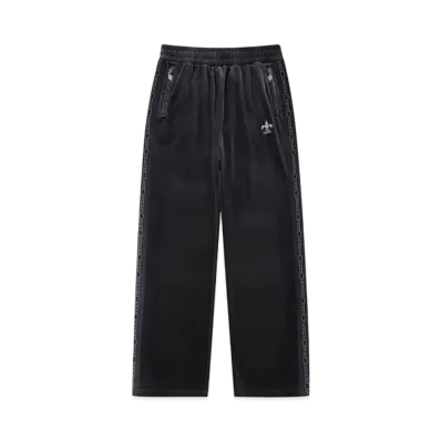 SUPPLIER Velvet Track Pants "Black"