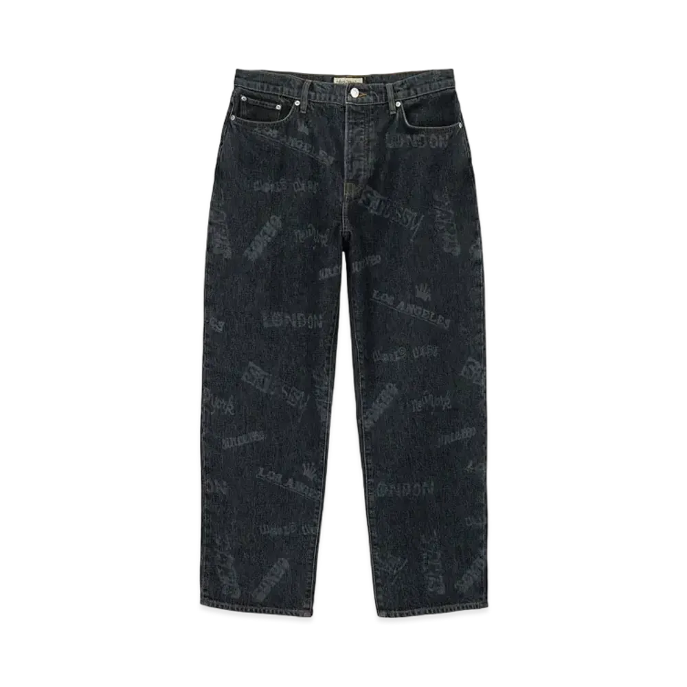 Stussy Worldwide Big Ol' Jeans "Black"