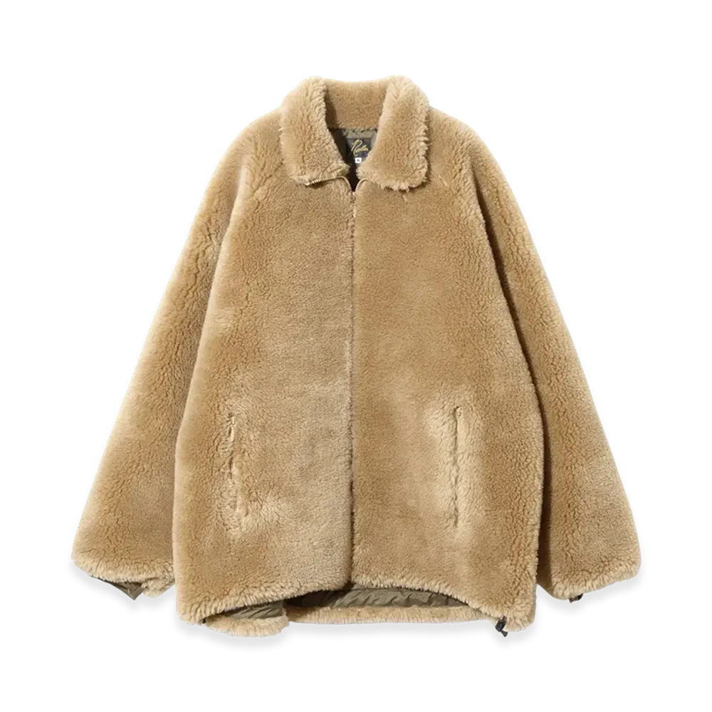 NEEDLES Fur Jacket - Acrylic Pile "Beige"