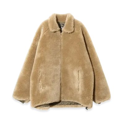 NEEDLES Fur Jacket - Acrylic Pile "Beige"