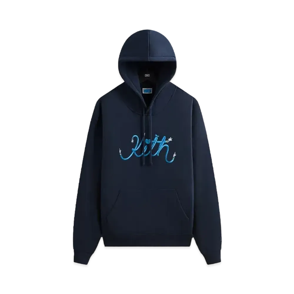 Kith x Disney For Donald Duck Duck Arms Vintage Nelson Hoodie "Nocturnal"