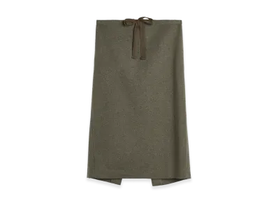 OUR LEGACY Women's Crush Skirt "Night Pine Fishbone Bound Wool"