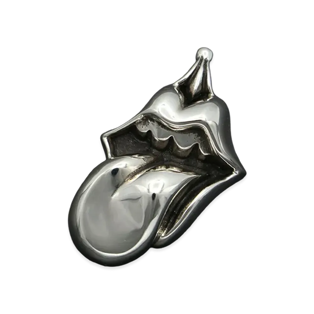 Chrome Hearts Charm Lips & Tongue "Silver"