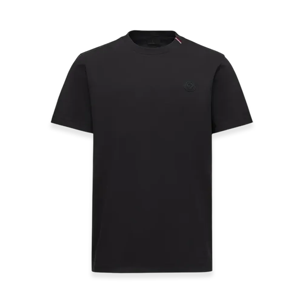 MONCLER Cotton T-Shirt "Black"