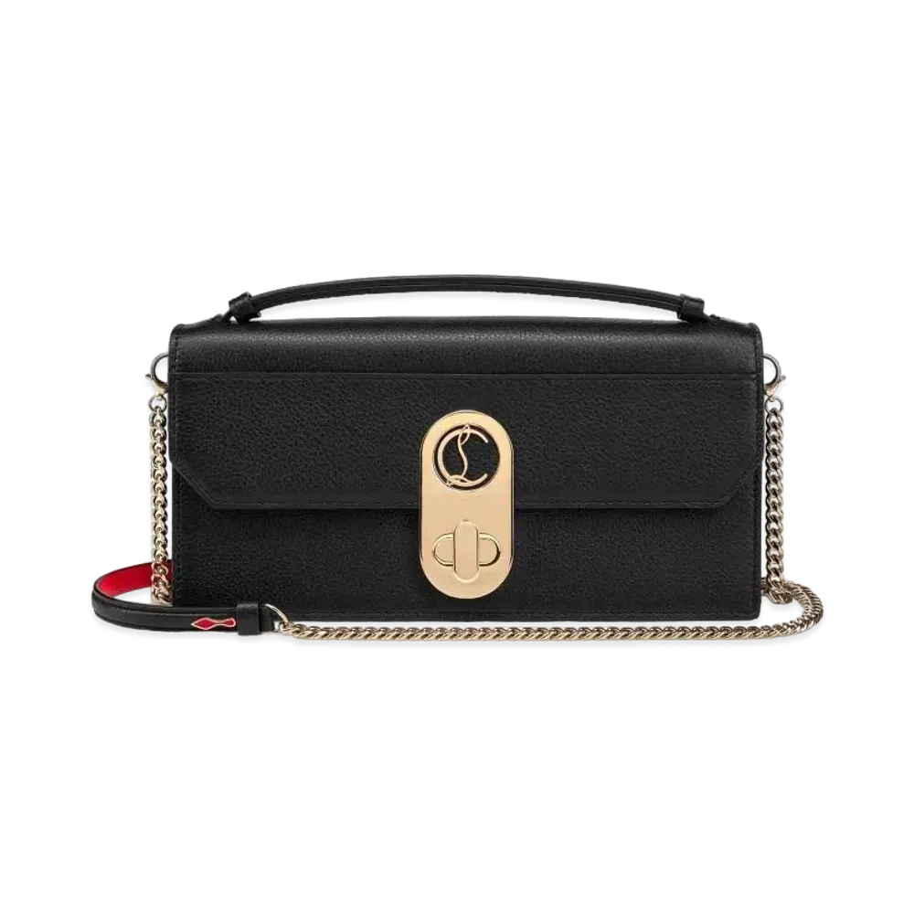 Christian Louboutin Elisa Baguette "Black/Gold"