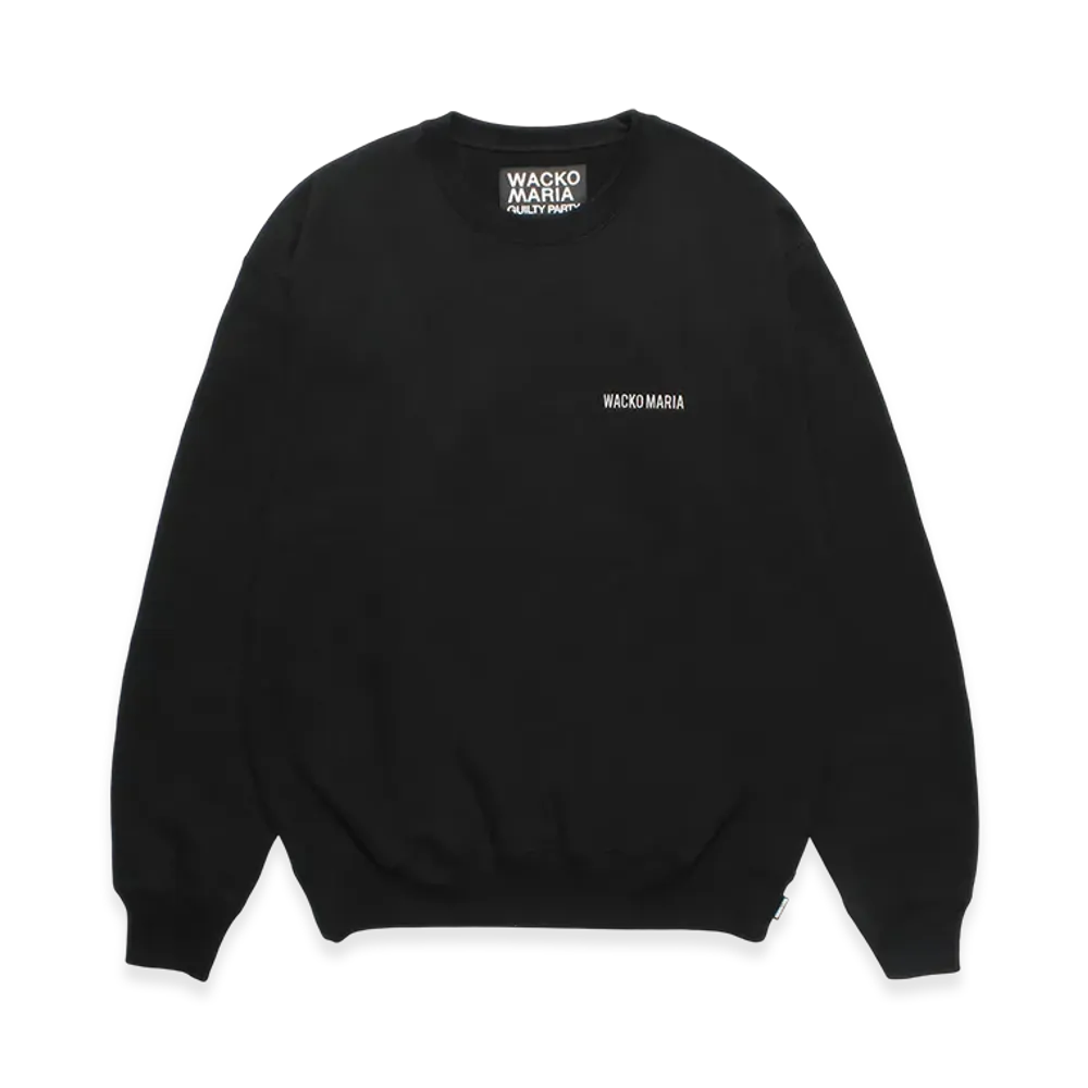 WACKO MARIA Heavy Weight Sweat Shirt "Black"
