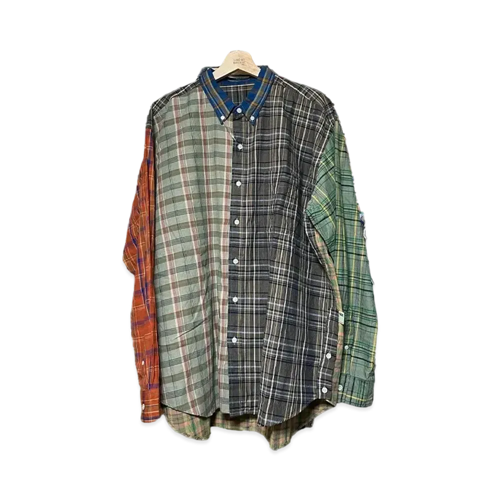 SSZ NO OPERATION Color Bloc Shirts "Multi"