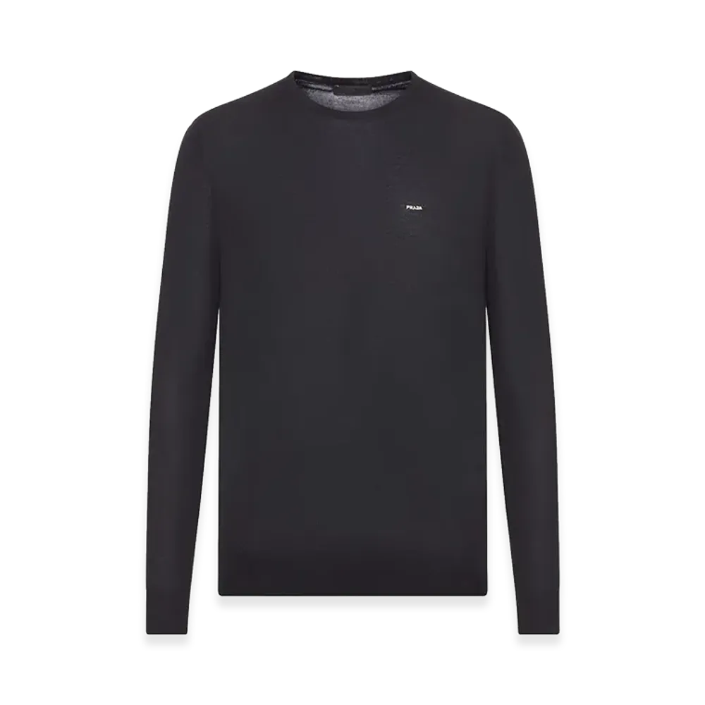 PRADA Embroidery Sweater "Black"