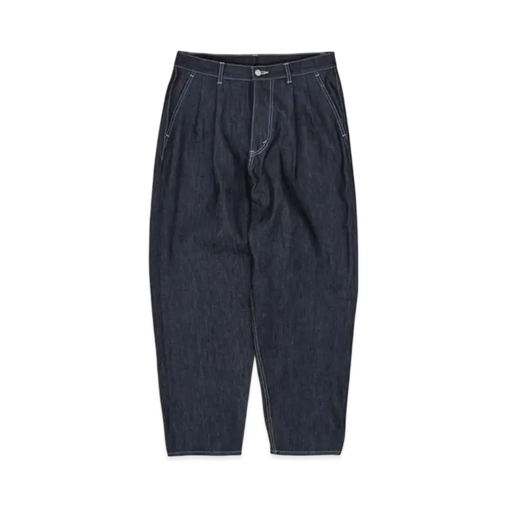 Graphpaper Selvage Denim Two Tuck Tapered Pants "Indigo"