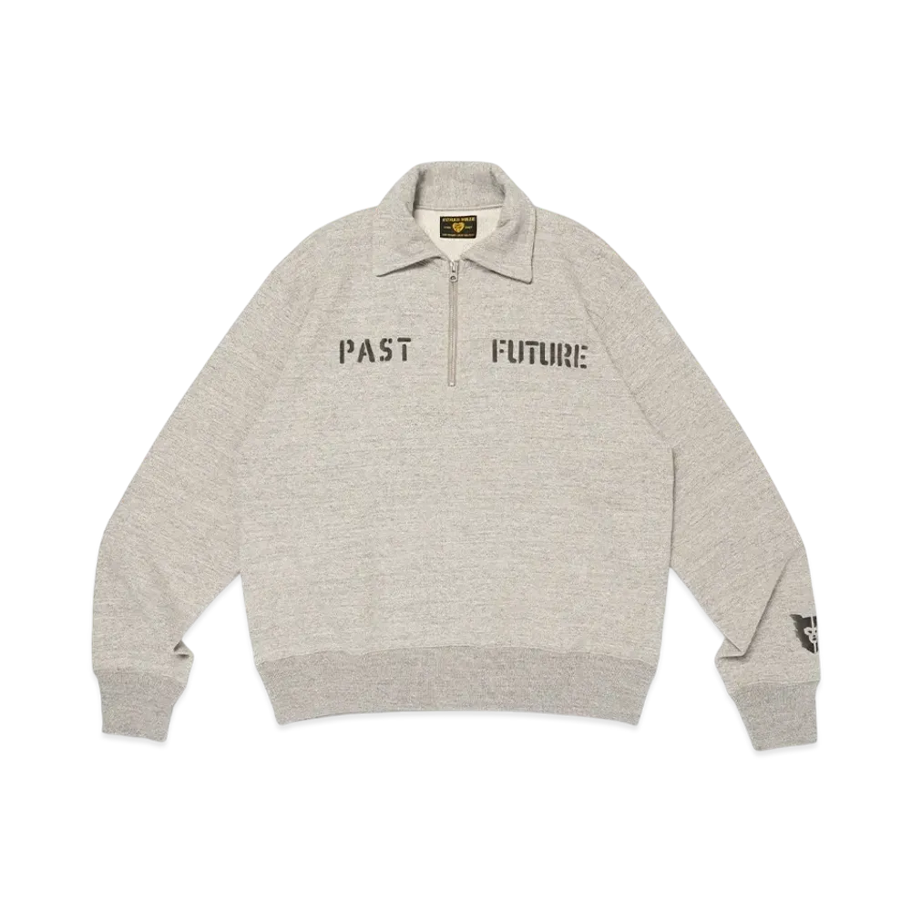 HUMAN MADE Half-Zip Sweatshirt "Gray"
