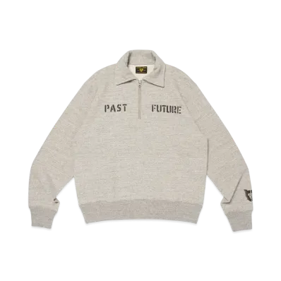 HUMAN MADE Half-Zip Sweatshirt "Gray"