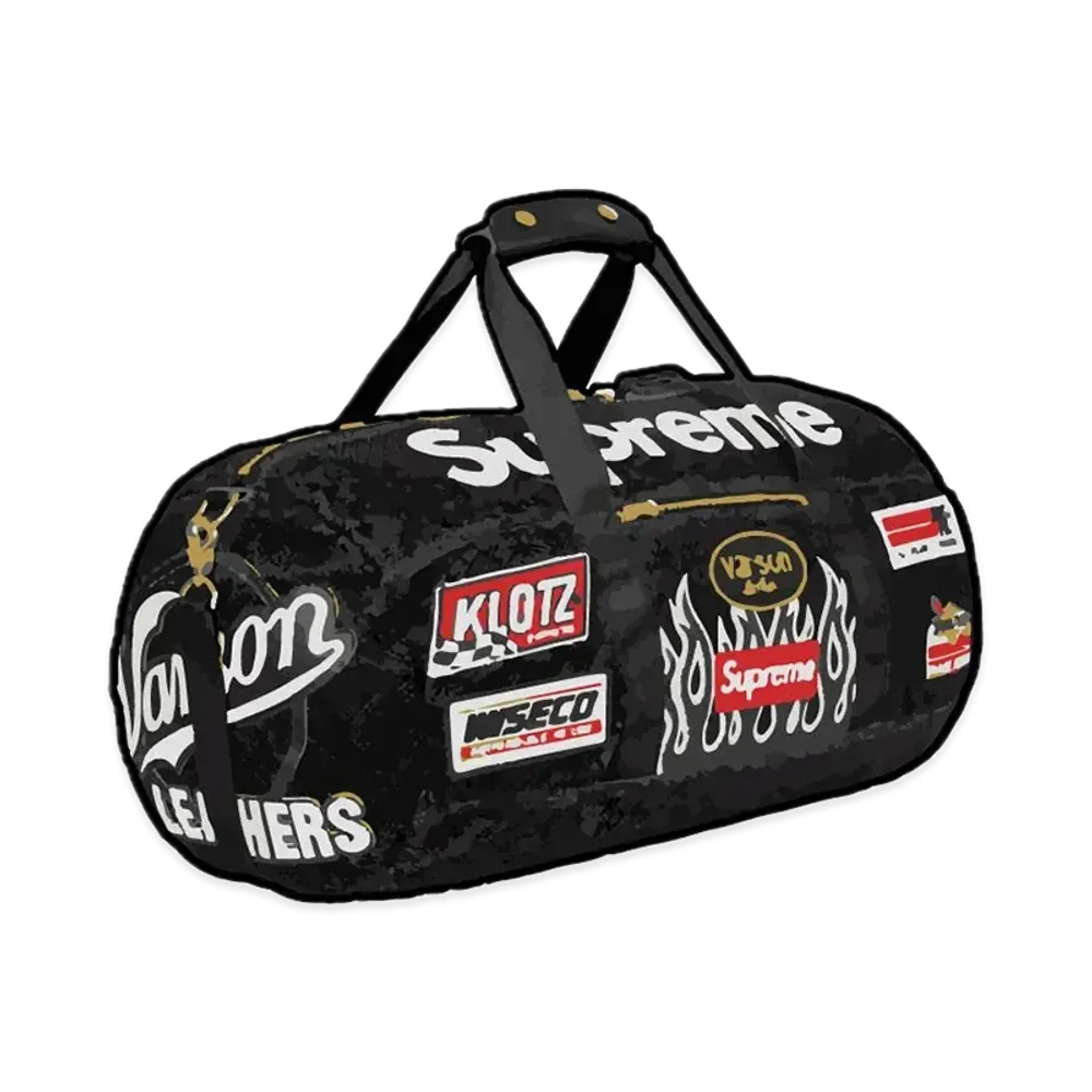 Supreme x Vanson Leathers Cordura Mesh Duffle Bag "Black"