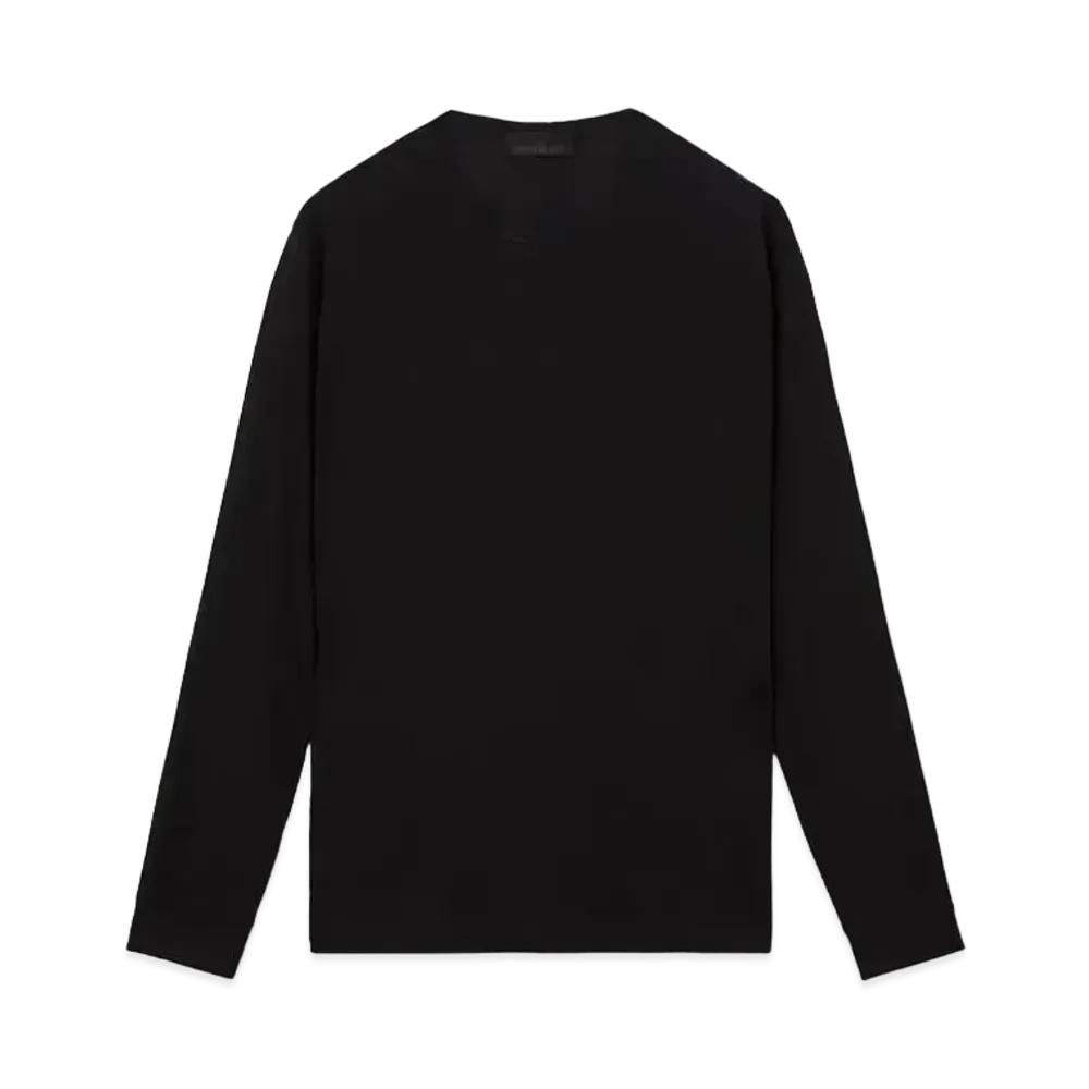 Stone Island 220F8 Mercerized Cotton Jersey_Stone Island Ghost "Black"
