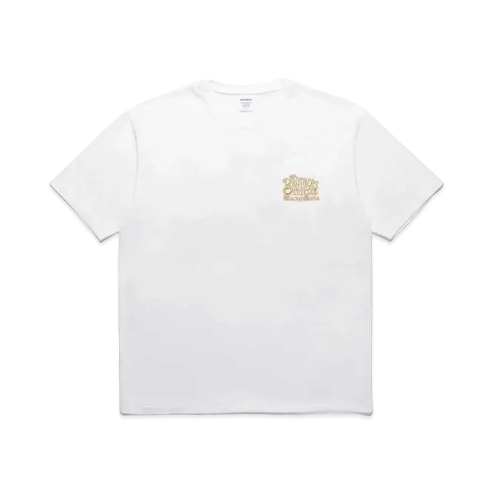 WACKO MARIA MR.BROTHERS CUT CLUB / WASHED HEAVY WEIGHT T-SHIRT (TYPE-1) "White"