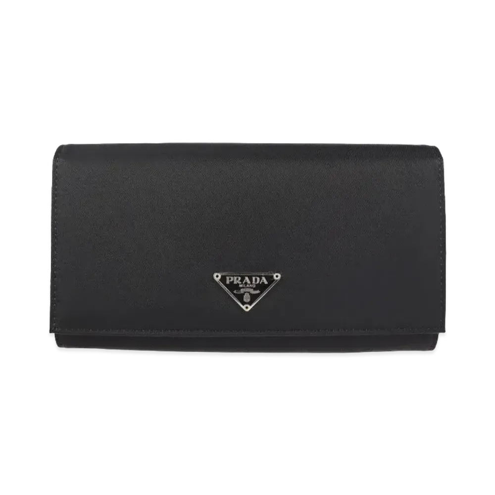 PRADA Nylon Long Wallet "Black"