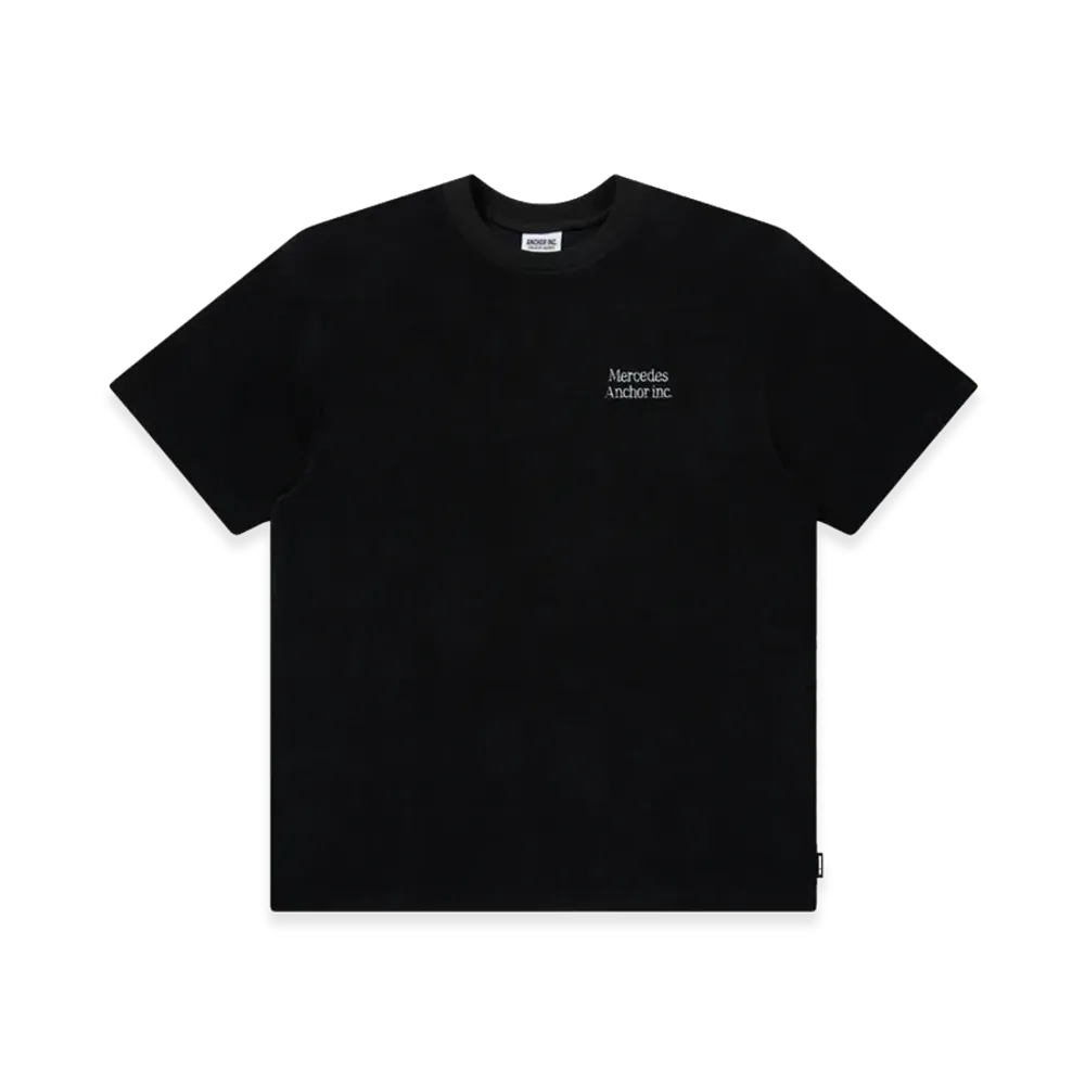 Mercedes Anchor inc. Logo Pile Tee "Black"