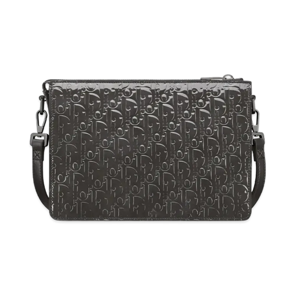 Dior Boxy Bag with Strap Dior Oblique "Black"