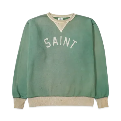 SAINT Mxxxxxx SWEAT SHIRT FELT "Green"