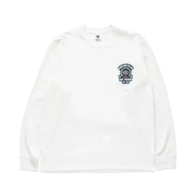 RATS Emblem Logo L/S Tee "White"