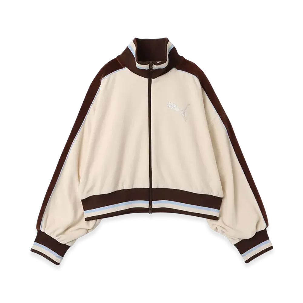 PUMA x atmos pink Velour Track Jacket "Alpine Snow"