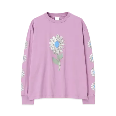 Paul Smith Women's Chamomile Long Sleeve T-Shirt "Lilac"