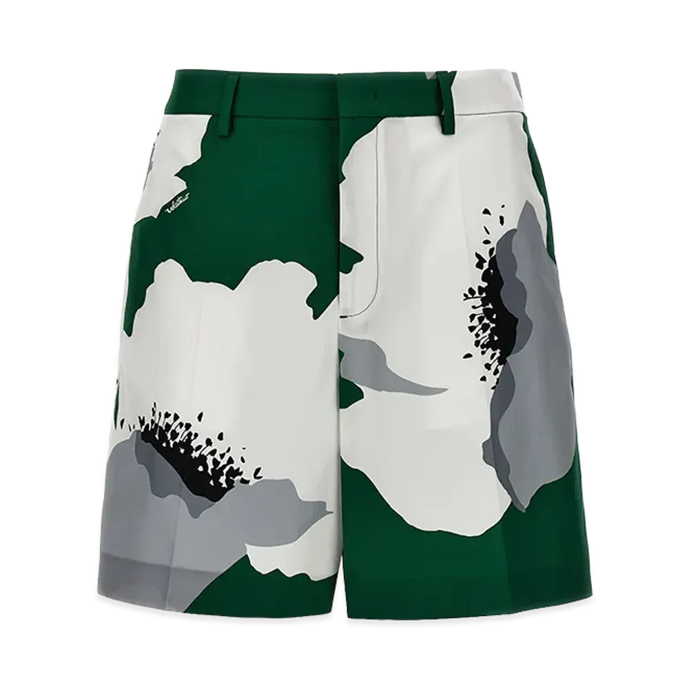 Valentino Floral Print Bermuda Shorts "Multicolor"