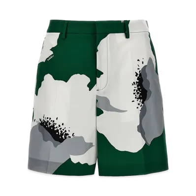 Valentino Floral Print Bermuda Shorts "Multicolor"