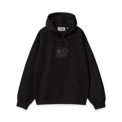 Carhartt WIP Tresor Basement Hooded Sweatshirt "Black/Grey"