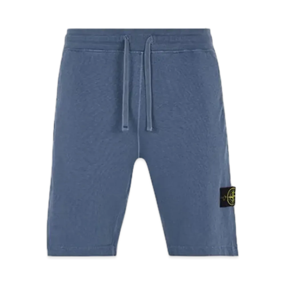 Stone Island 63460 Old Treatment Regular Fit Bermuda Shorts - 24SS "Avio Blue"