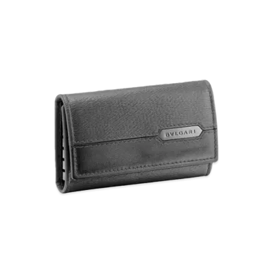 BVLGARI Serpenti Scaglie Man Keyholder "Black"