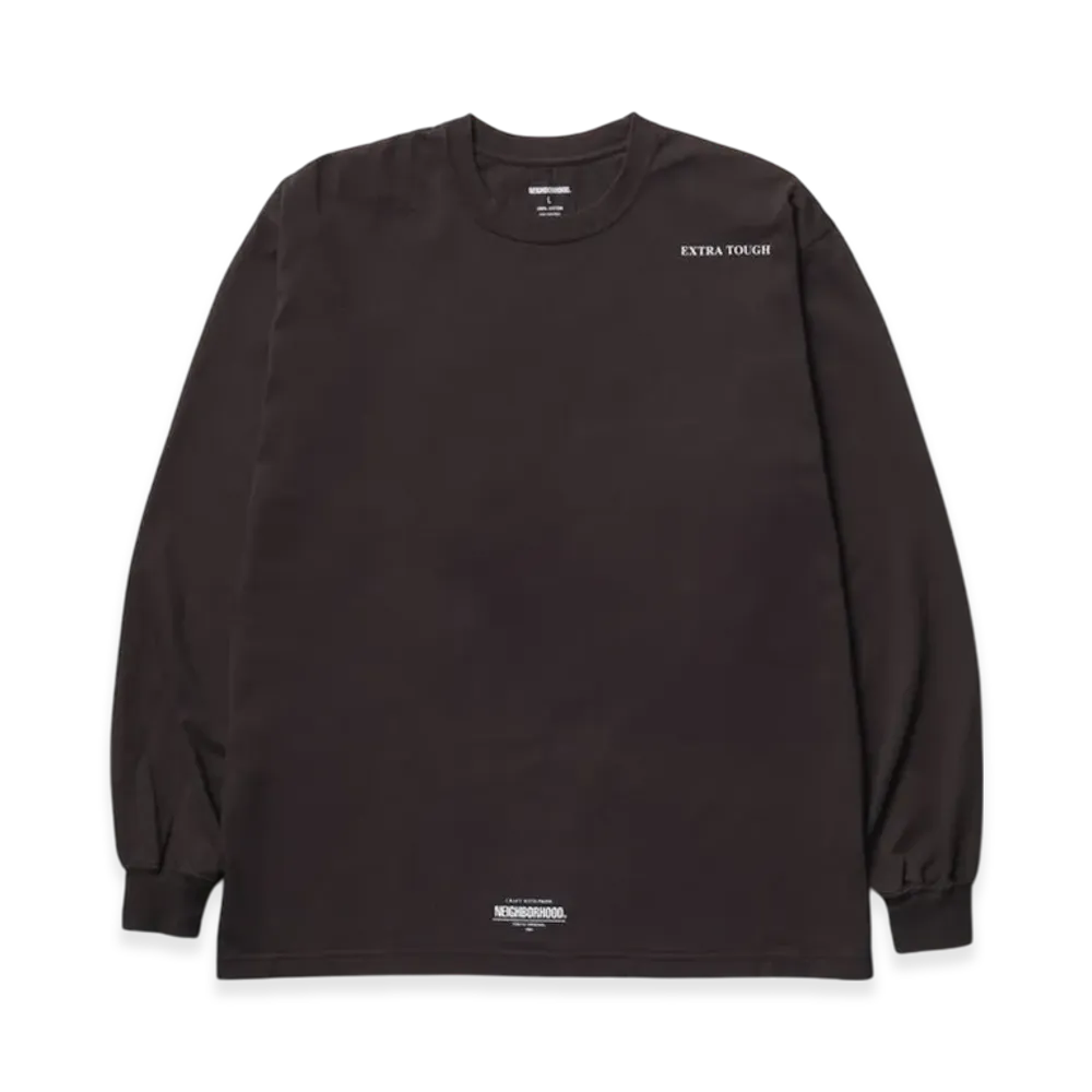 NEIGHBORHOOD NH. Tee LS-7 "Brown"