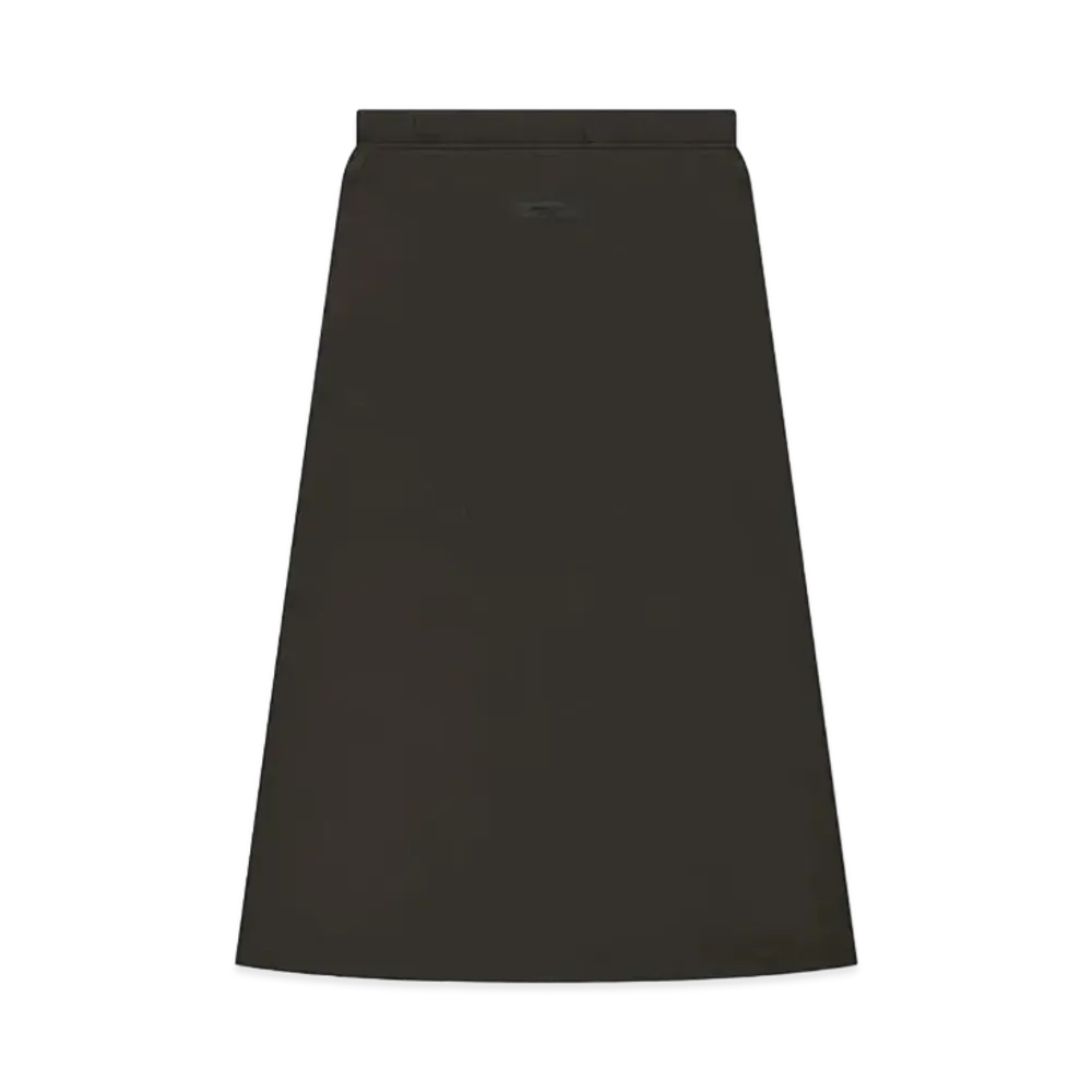 FEAR OF GOD ESSENTIALS MID Length Skirt "Off Black"