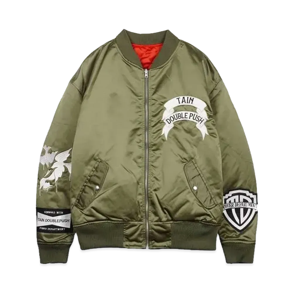 TAIN DOUBLE PUSH THE END MA-1 "KHAKI"
