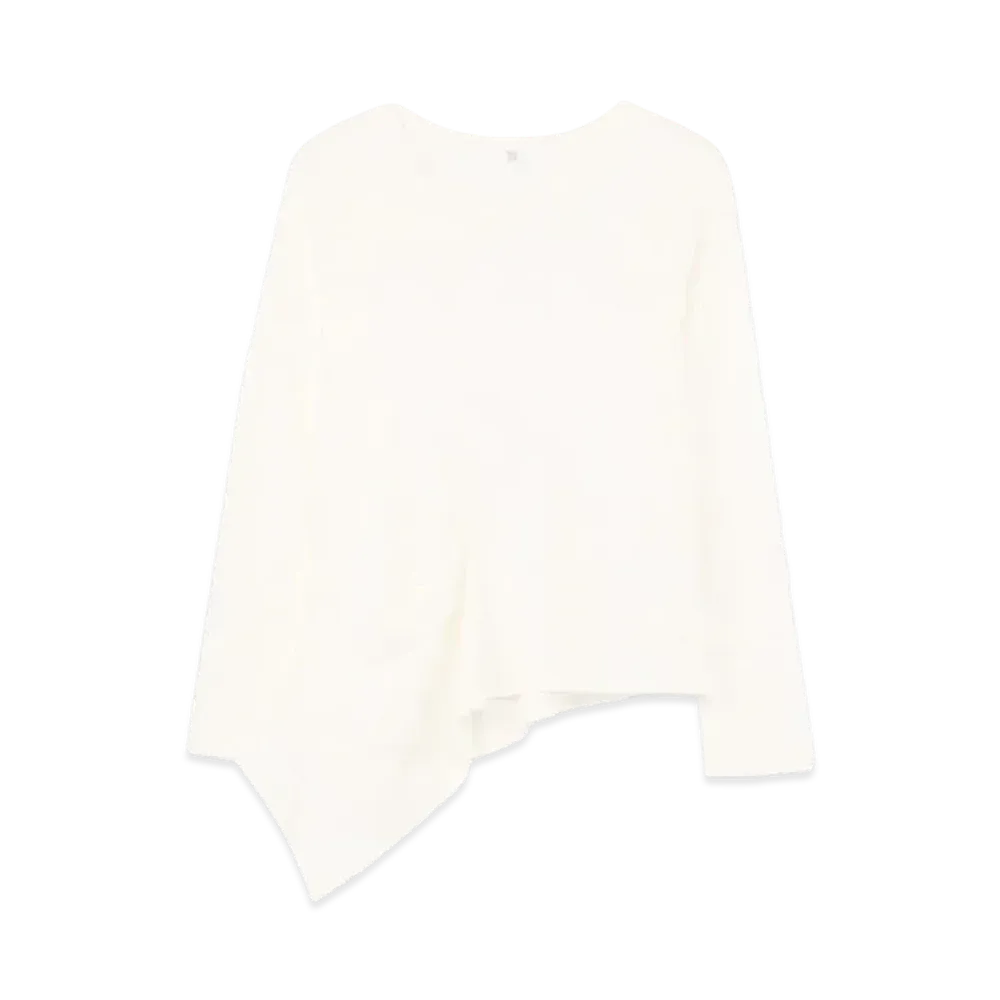Yohji Yamamoto Y's SMOOTH FRONT DRAPE T "Off White"