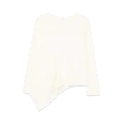 Yohji Yamamoto Y's SMOOTH FRONT DRAPE T "Off White"