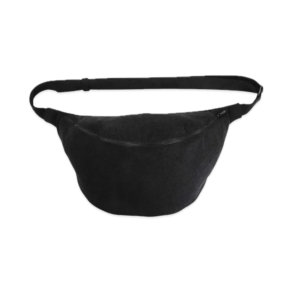 COMOLI Silk Nap Waist Bag "Black"