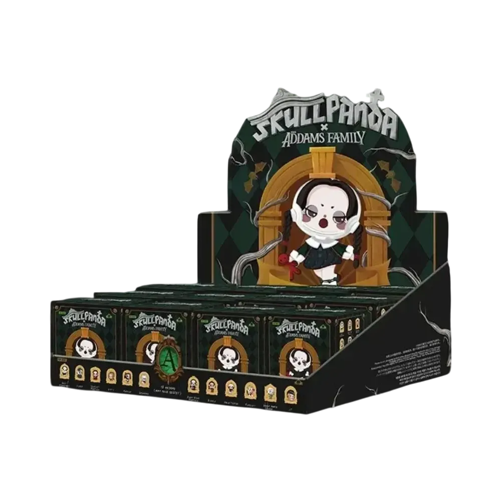 POP MART SKULLPANDA x THE ADDAMS FAMILY Series Pin Badge [Assortment Box]